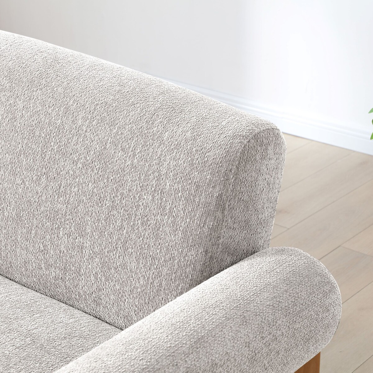 Mylo Sculptural Chenille 3-Seater Sofabed natural, ÉDITÉ