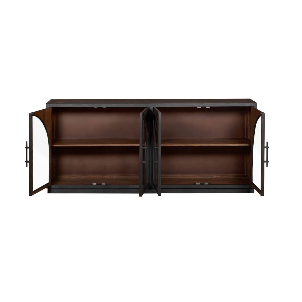 Buffet en bois de manguier foncé NOHEA bois foncé, MADE IN MEUBLES