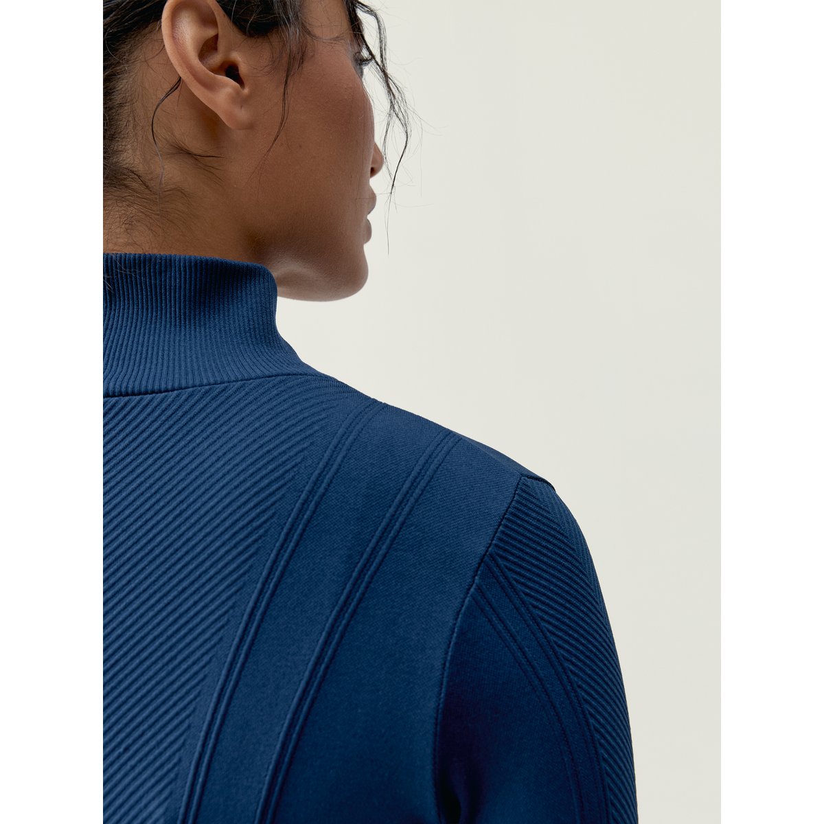 Veste de sport femme India toucher doux bleu marin, BORN