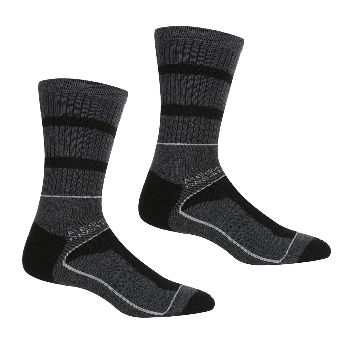 Chaussettes SAMARIS noir / gris foncé, REGATTA