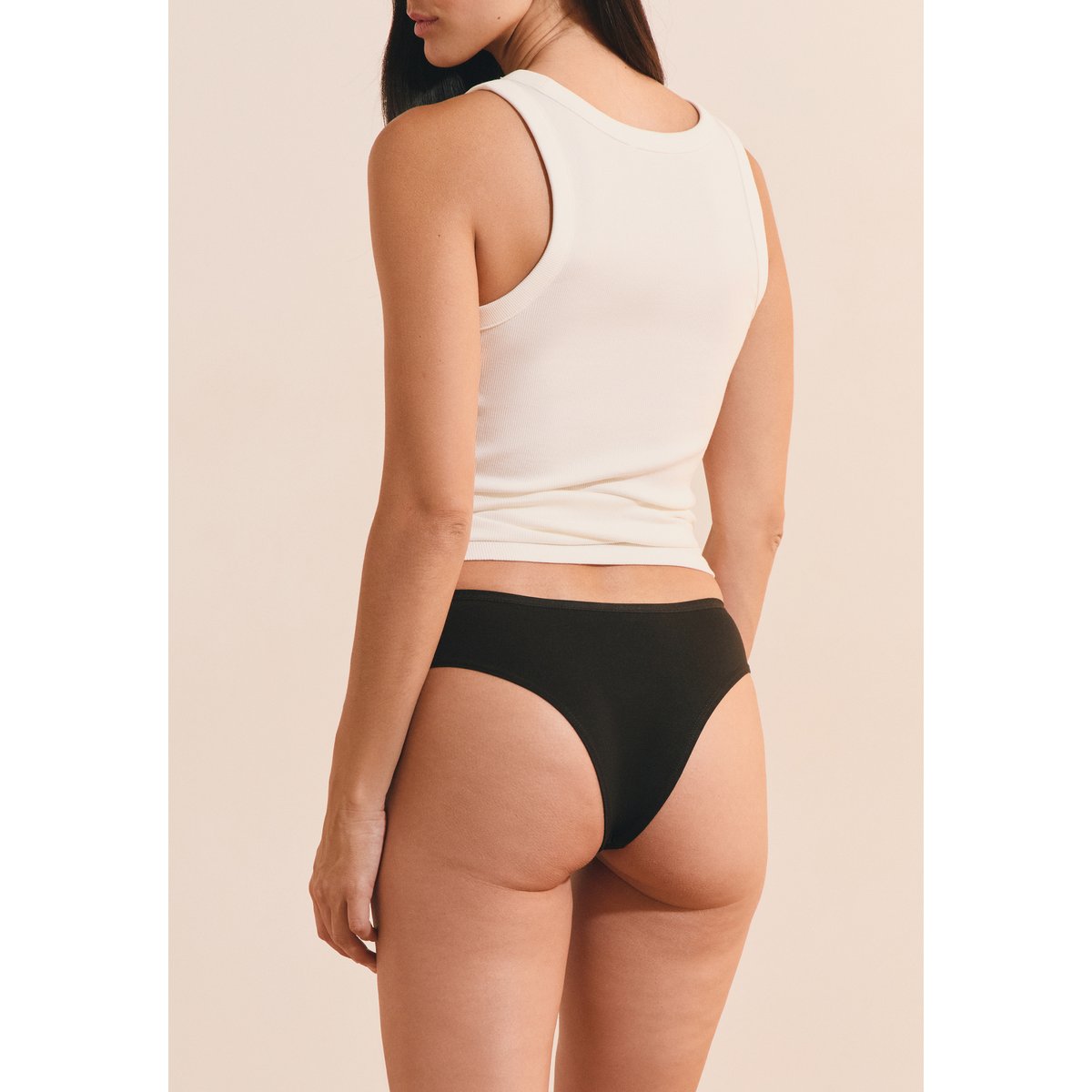 Lot de 3 hipsters en coton JACK noir, ETAM