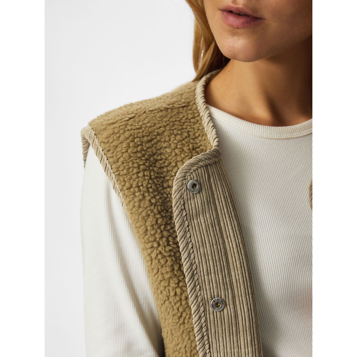 Gilet Sans Manches gris - greige1, PIECES