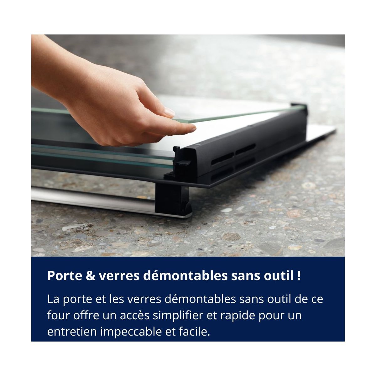 Four encastrable EOH4P46BX0 Pyrolyse Chaleur tournante 65L Inox couleur unique, ELECTROLUX