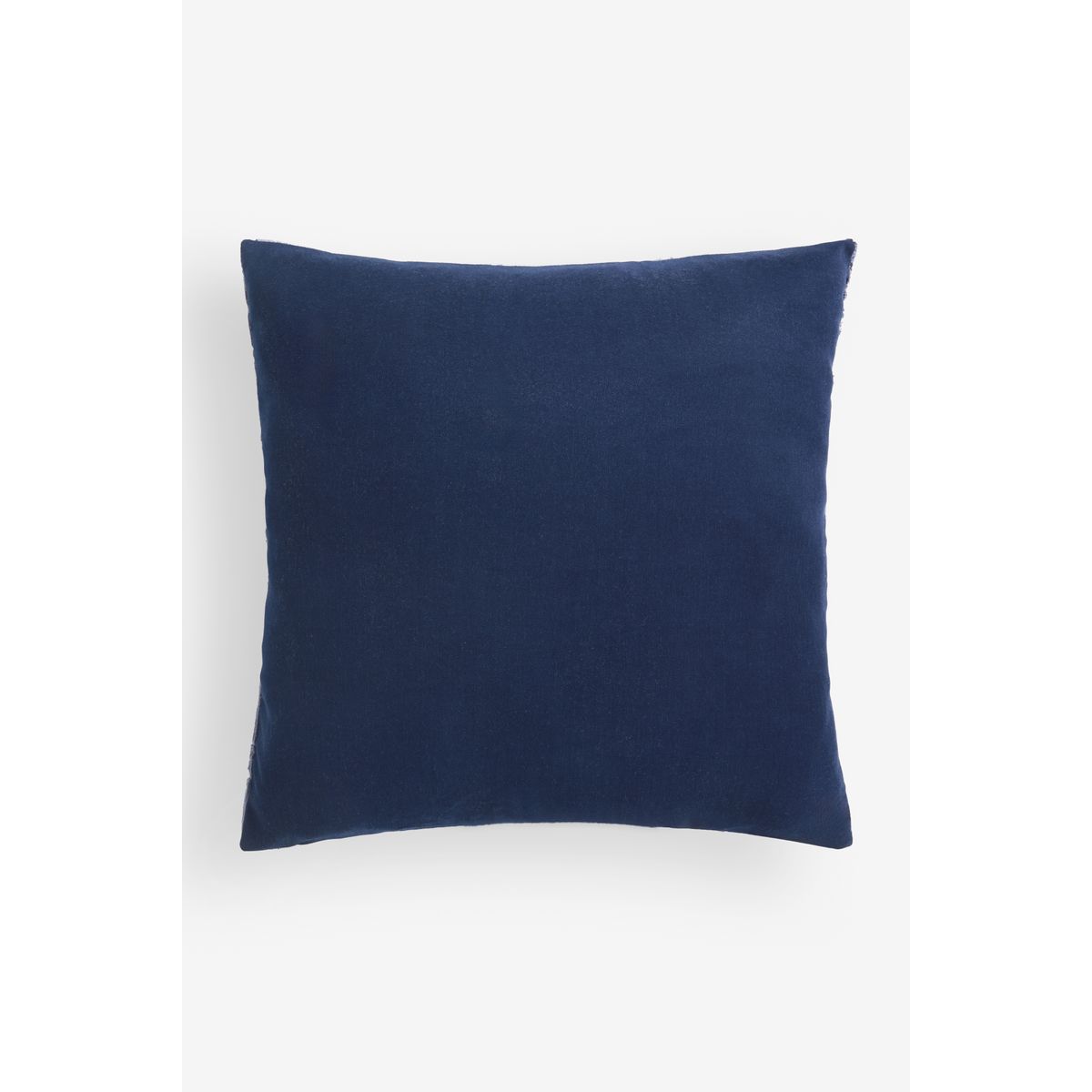 Coussin abstrait en velours collection luxe bleu marine, NEXT