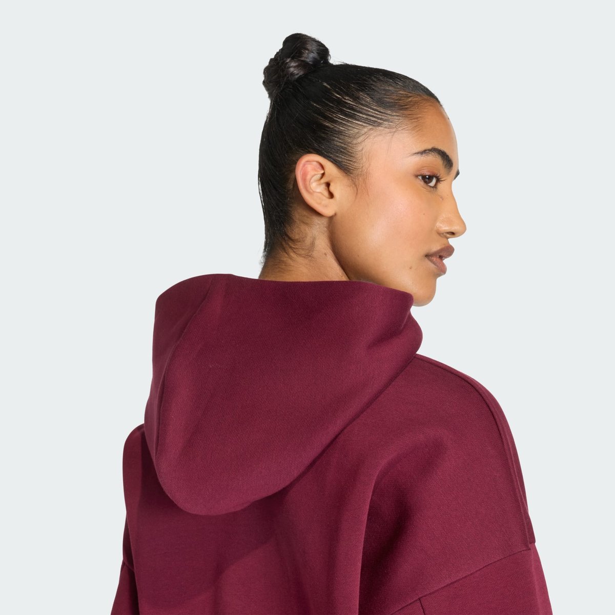 Hoodie Court Hyperglam maroon, adidas Performance