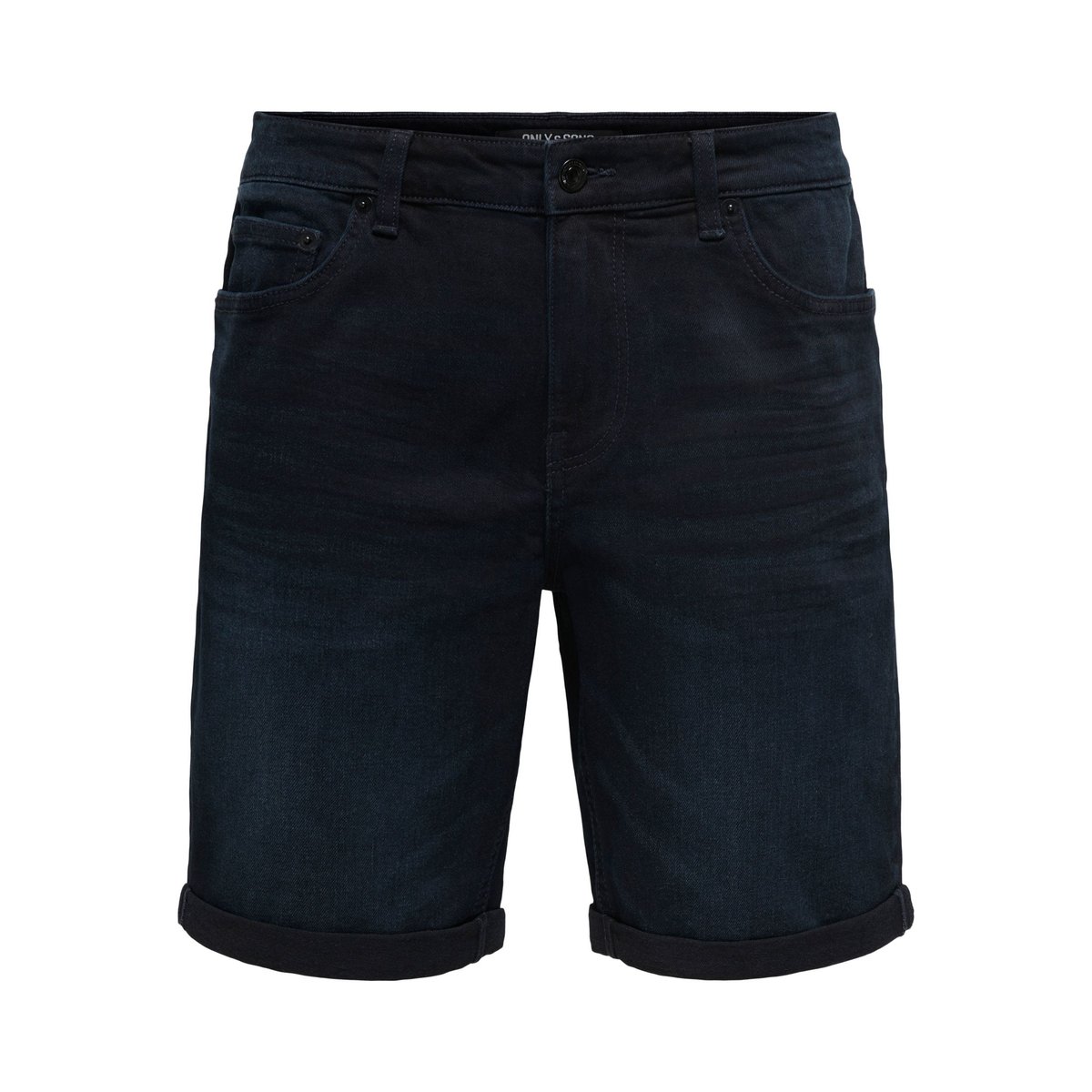 Short En Denim noire - blue black denim 1, ONLY & SONS