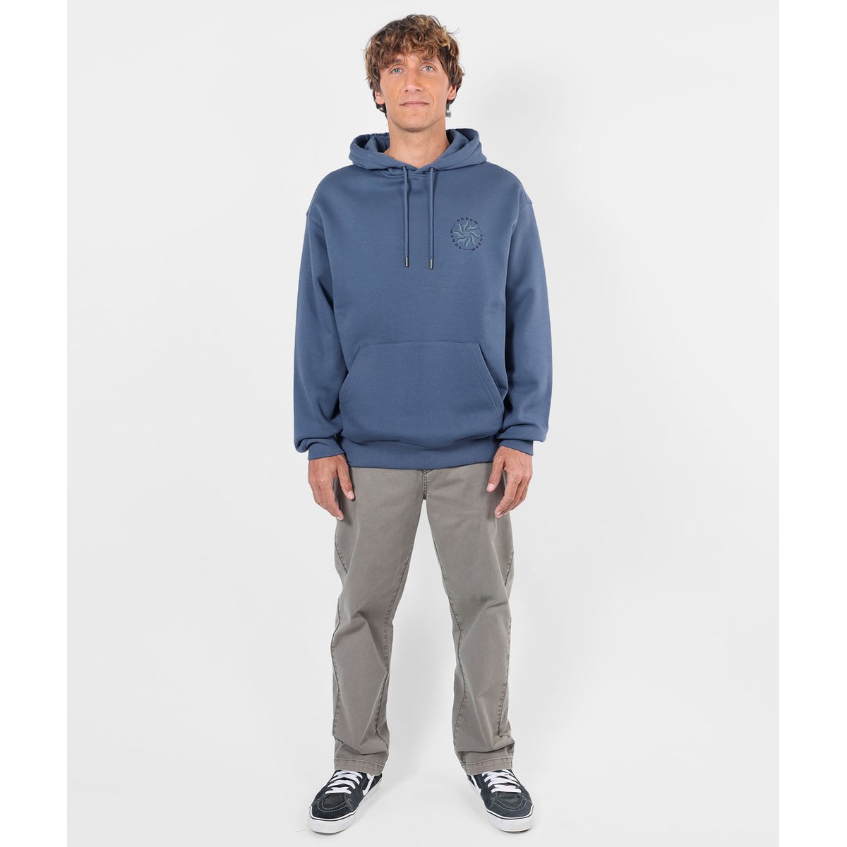 Sweat à capuche SHURIKEN vintage indigo, OXBOW