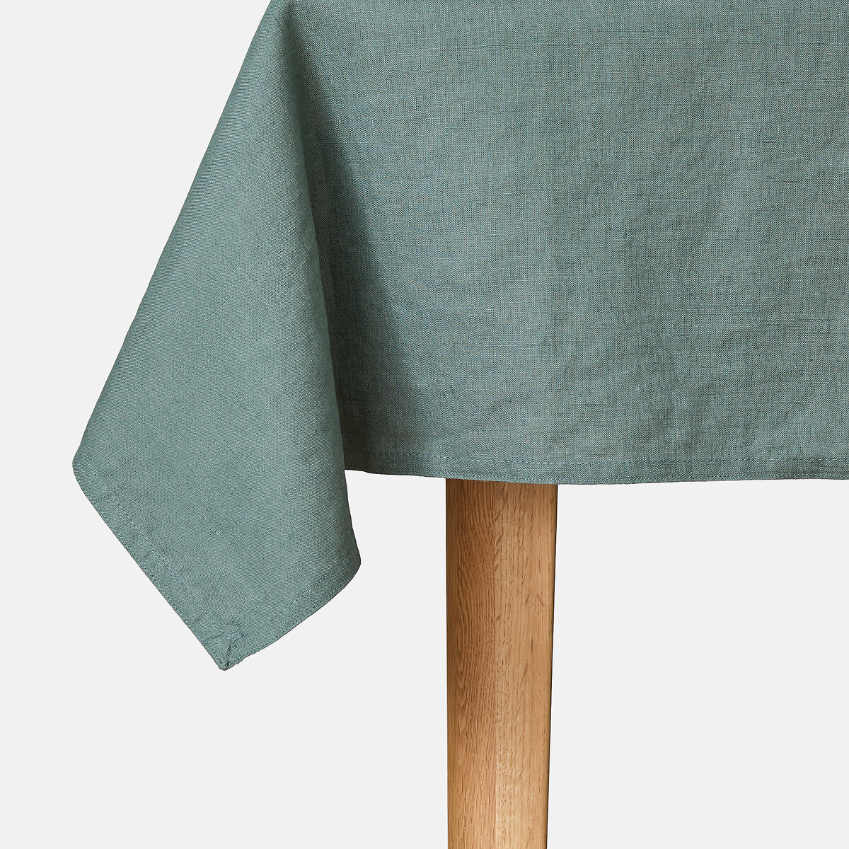 Victorine Best Quality Linen Tablecloth grey-green, LA REDOUTE INTERIEURS