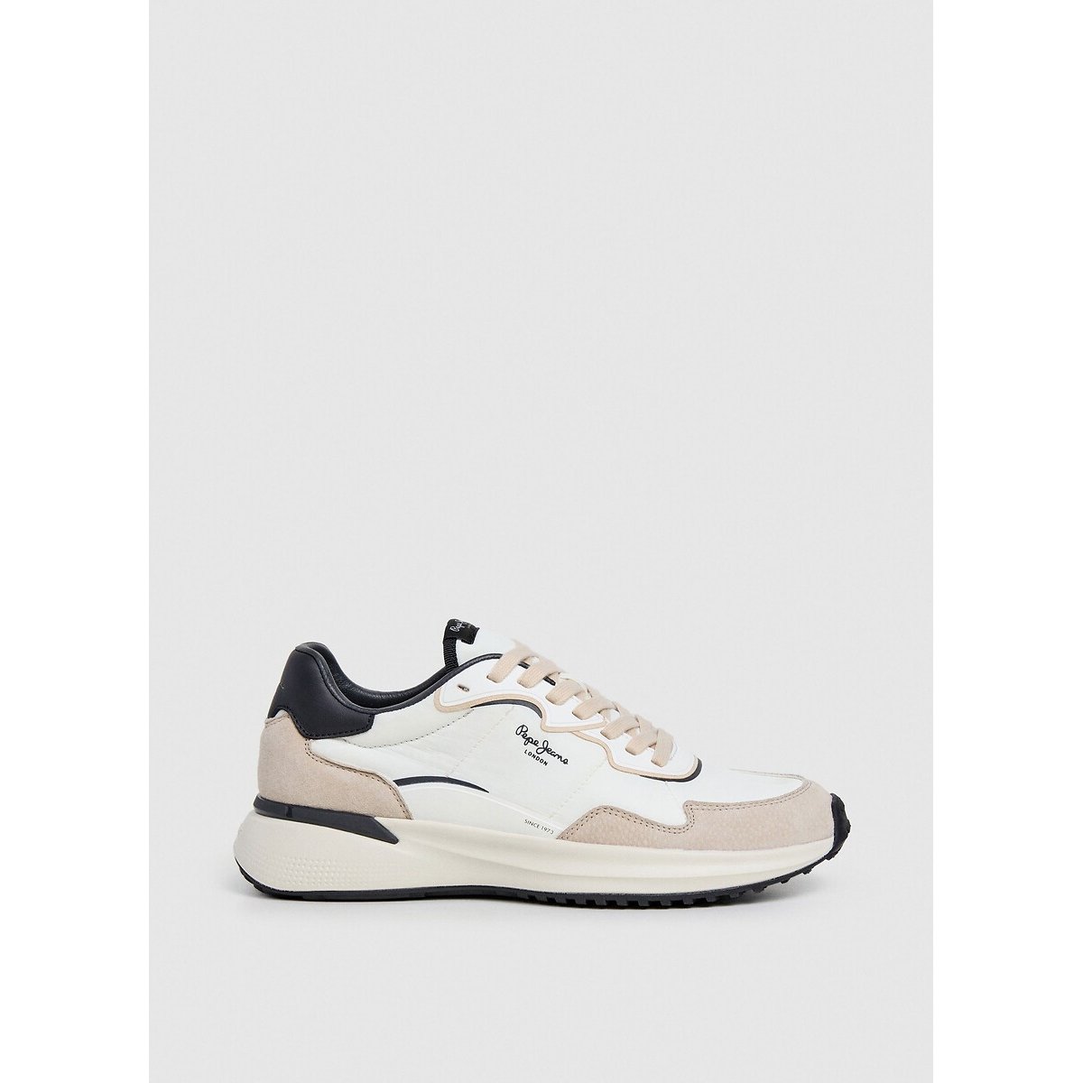 Baskets Bampton Club blanc, PEPE JEANS