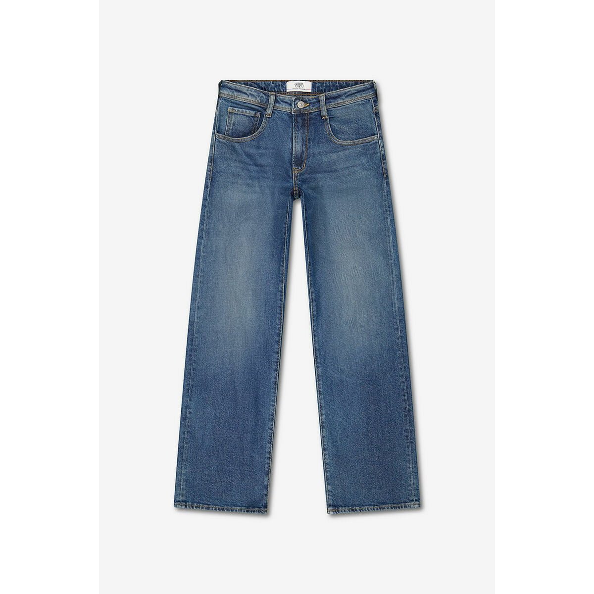 Jeans droite REVERS, longueur 34 blue, LE TEMPS DES CERISES