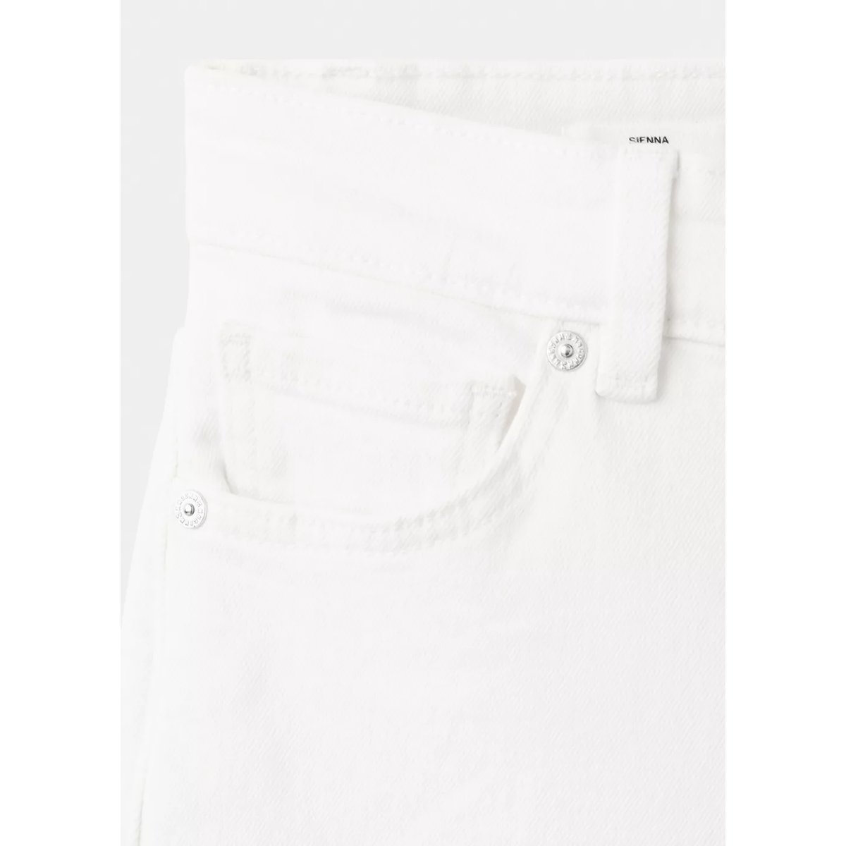 Jean Sienna flare crop blanc, MANGO