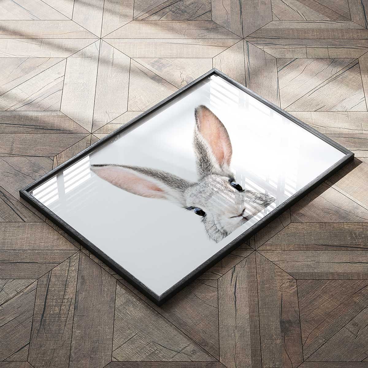 Affiche enfant lapin affiche seule, HEXOA