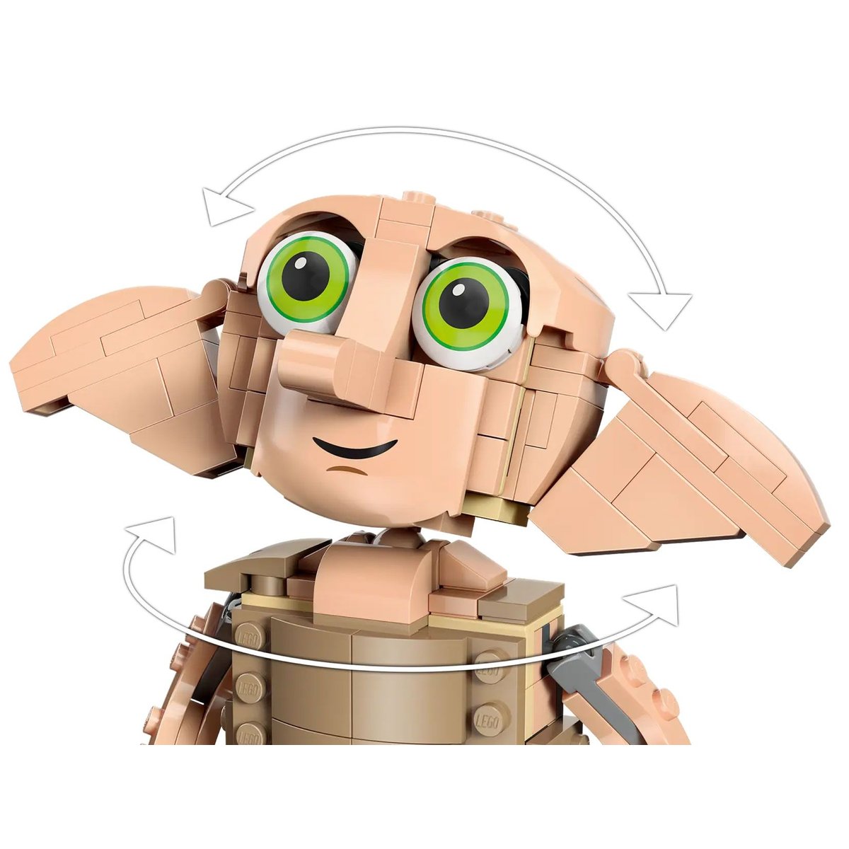 LEGO Harry Potter - Figurine Dobby l'Elfe de Maison - Modèle 76421 multicolore, LEGO
