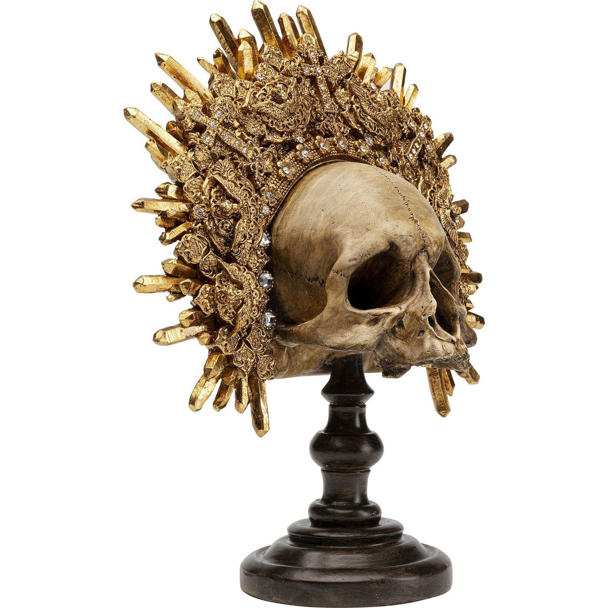Déco crâne couronne or, KARE DESIGN