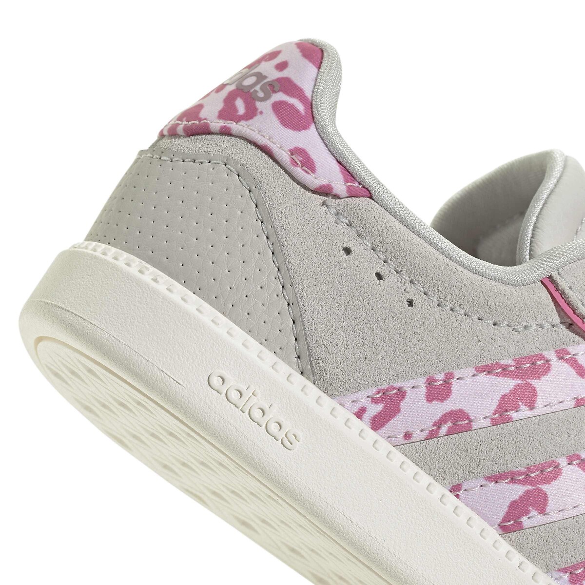 Sapatilhas em pele BREAKNET SLEEK branco rosa, ADIDAS SPORTSWEAR