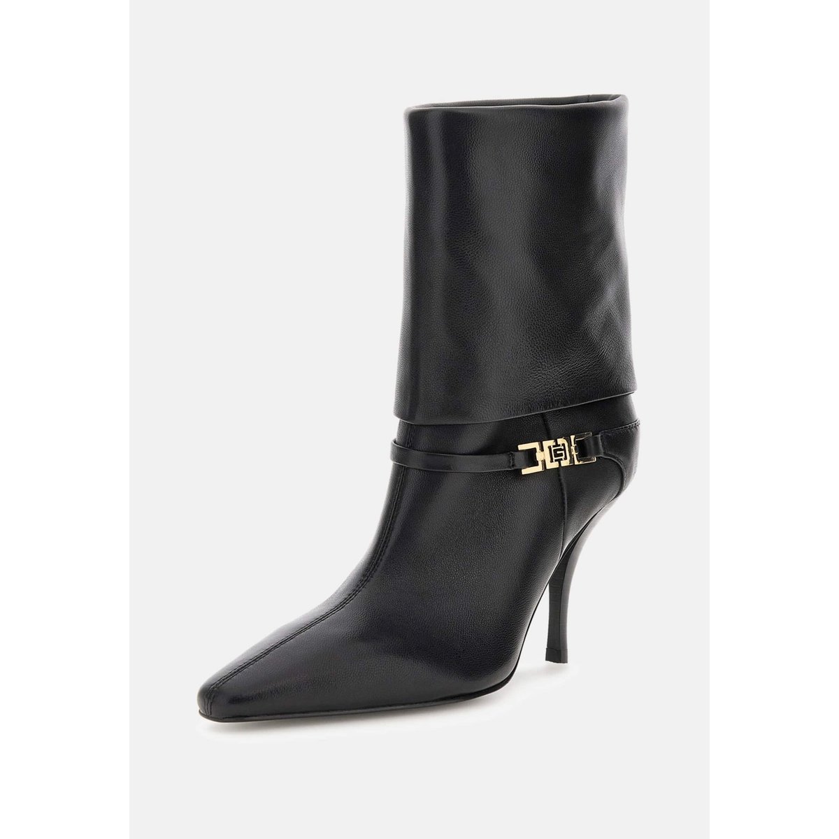 Bottines Nixxie Cuir Véritable noir, GUESS