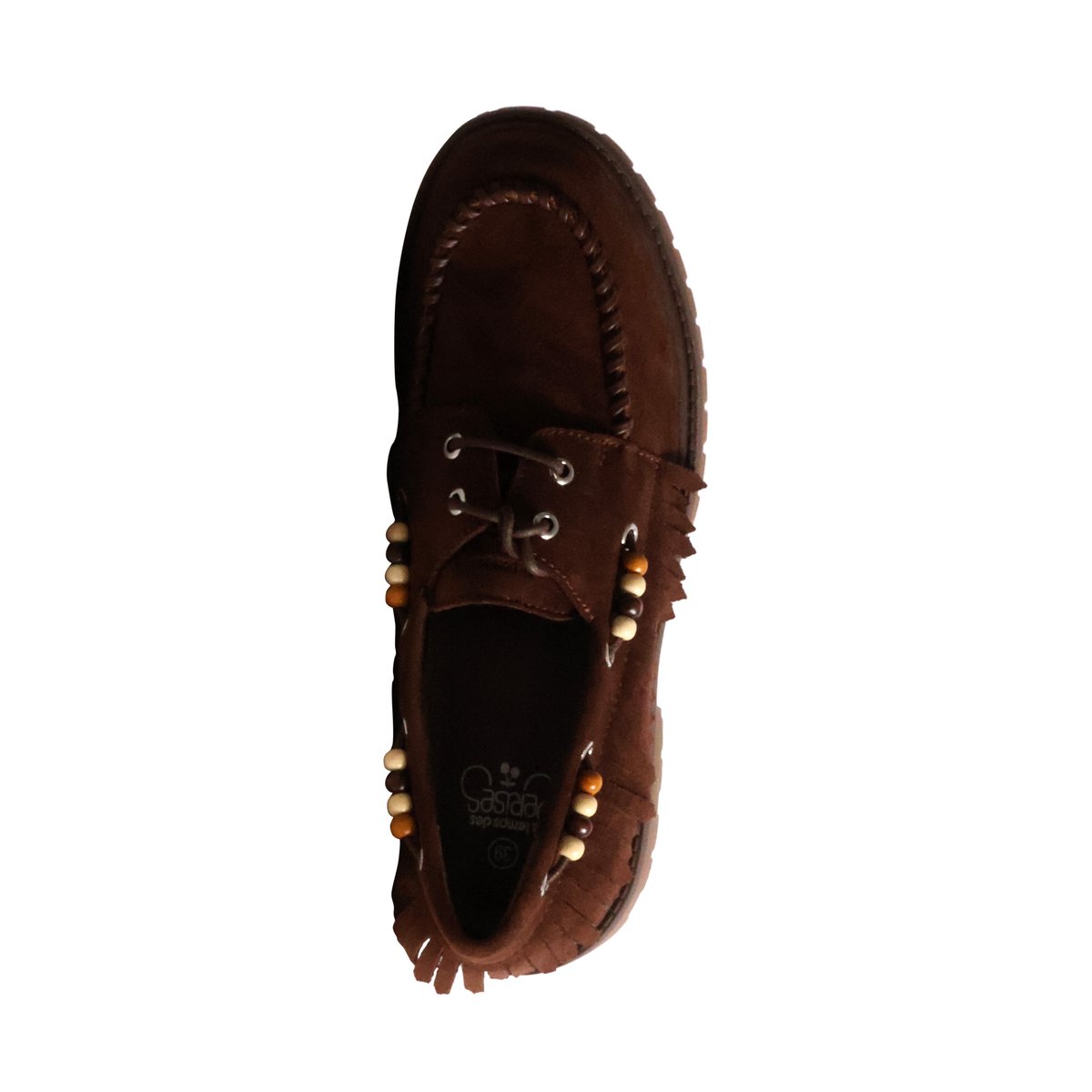 Mocassin à Lacets marron, LE TEMPS DES CERISES