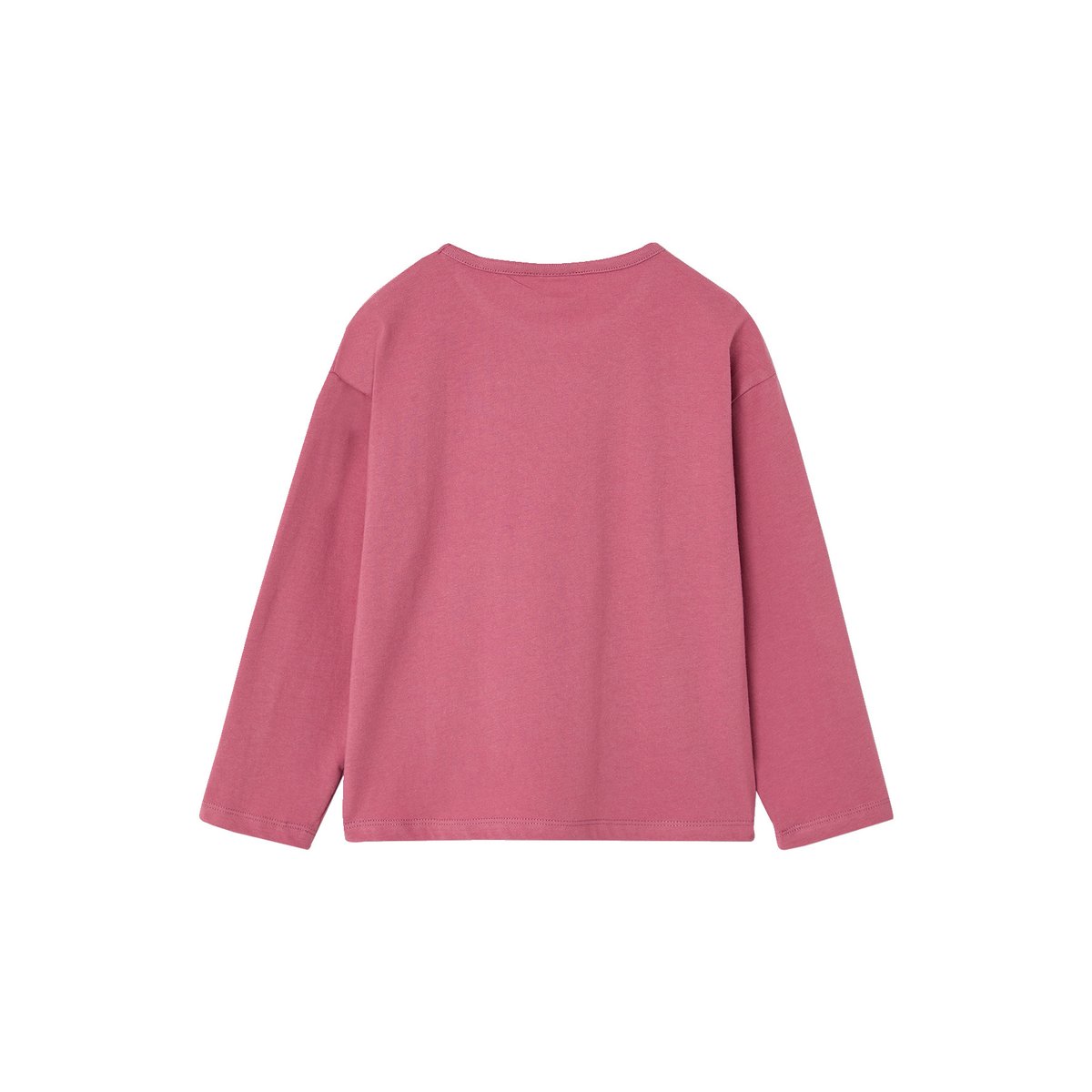 T-shirt manches longues Lilo et Stitch vieux rose, VERTBAUDET