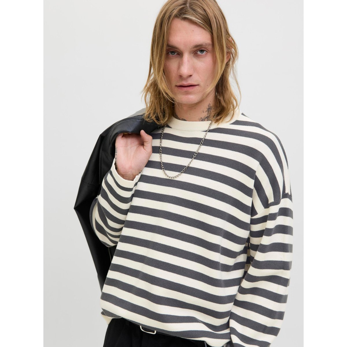 Pull En Maille blanche - sea salt, JACK & JONES