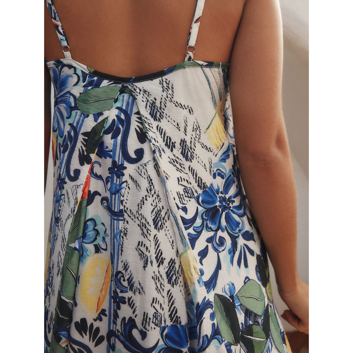 Robe longue bouffante bleu/bleu marine, NEXT