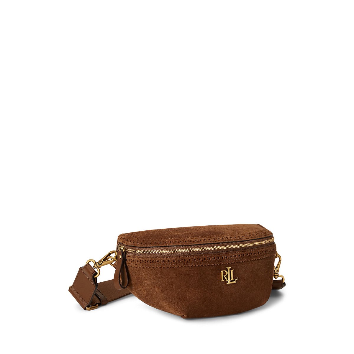Sac banane en cuir suède, MARCY tabac, LAUREN RALPH LAUREN