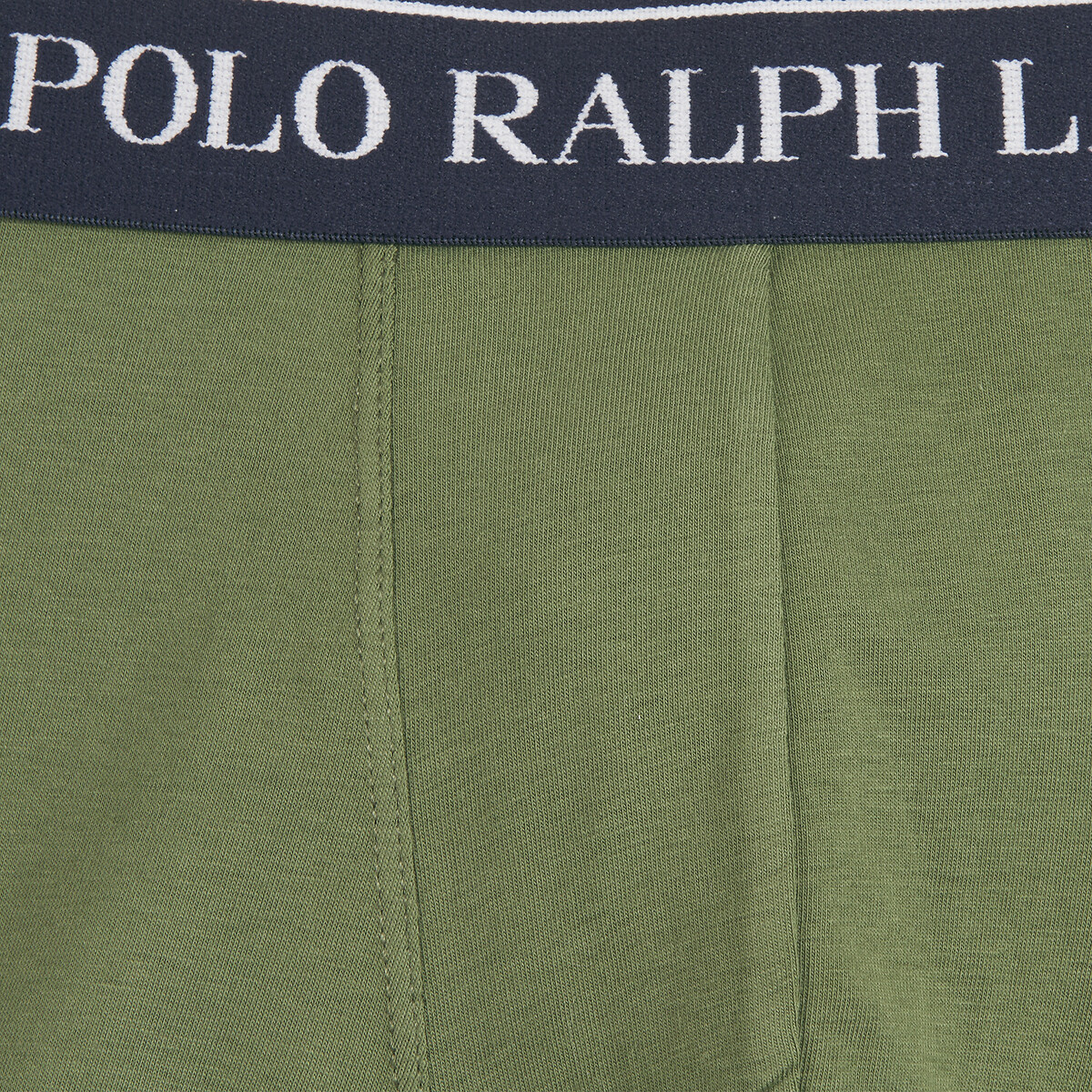3er-Set Boxershorts aus Baumwollstretch olivgrün + khaki + marineblau, POLO RALPH LAUREN
