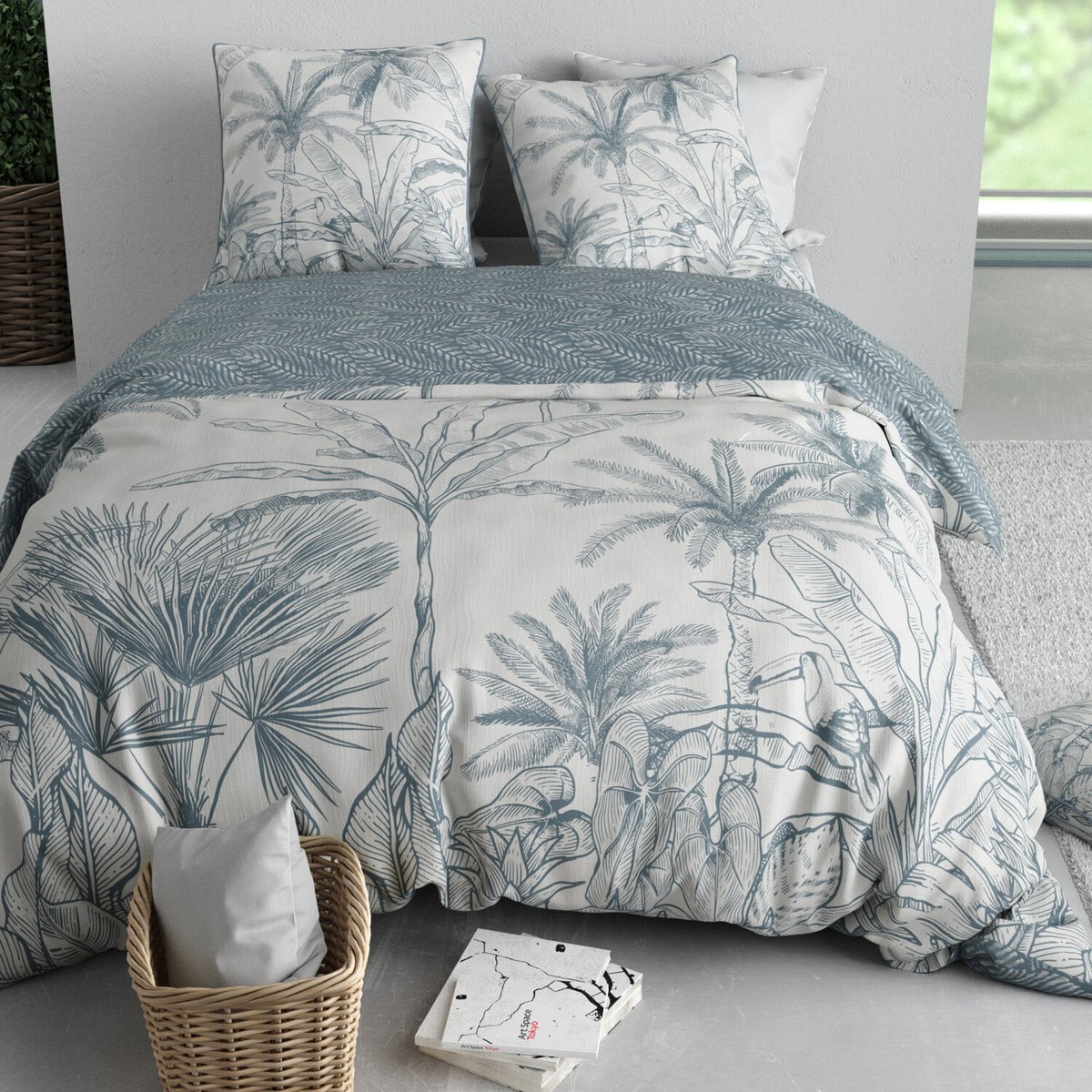 Parure housse de couette en coton, Sierra imprime, C DESIGN HOME TEXTILE