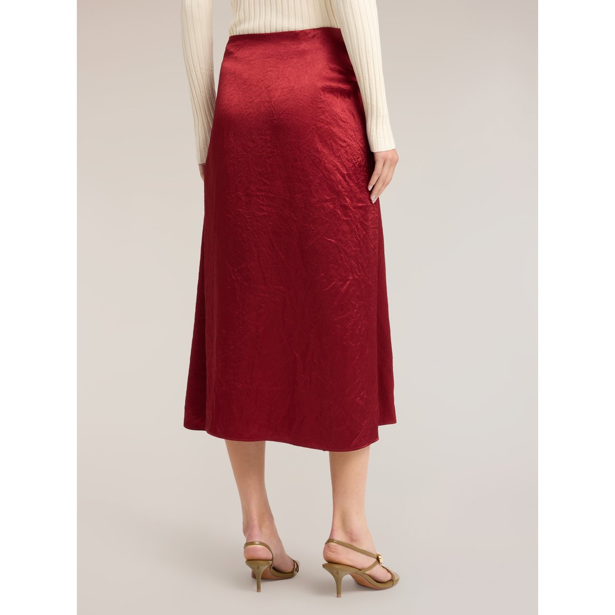 Jupe avec drapé burgundy, MOTIVI