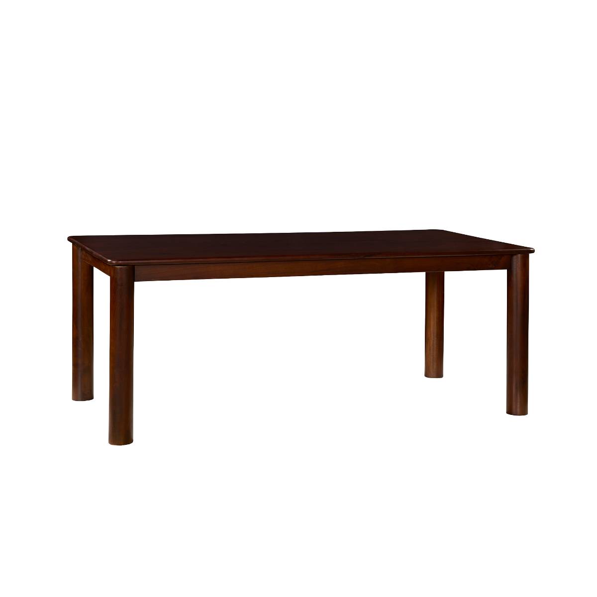 Table à manger en bois de manguier RIVEN bois foncé, MADE IN MEUBLES 