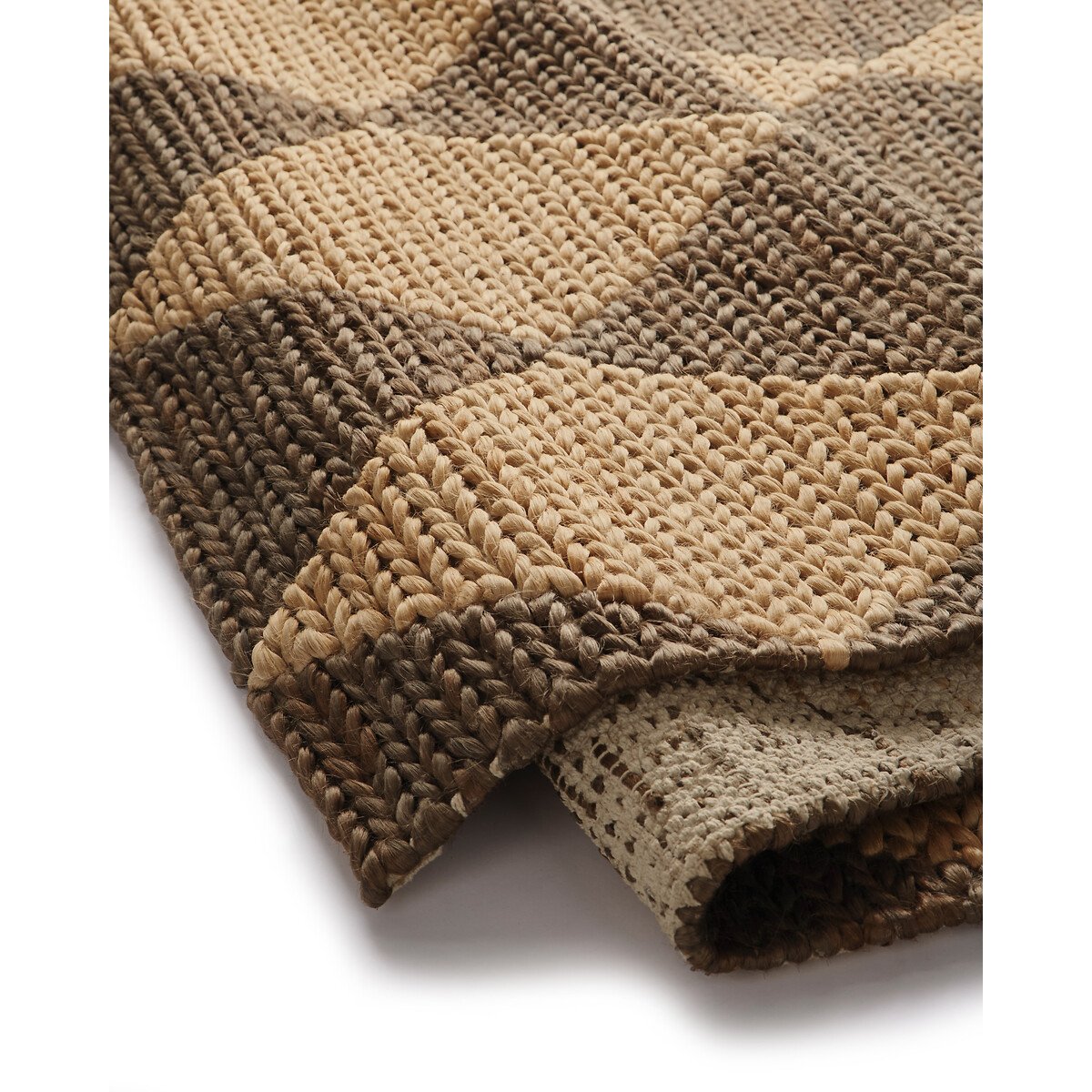 Jute Diamond Rug brown , ORIGIN