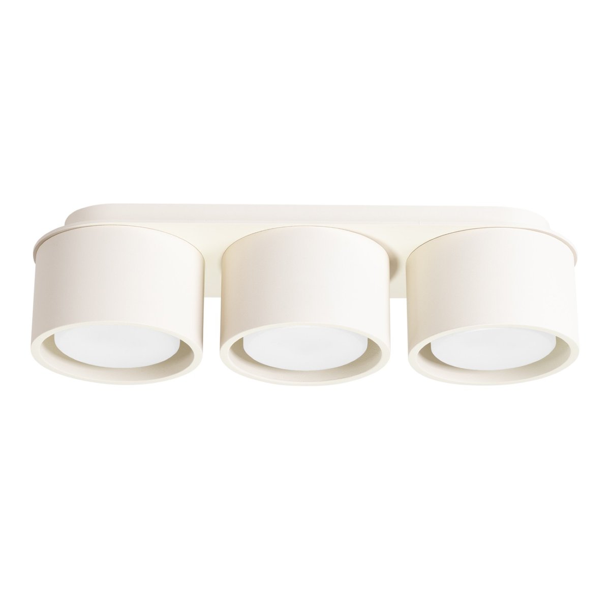 Plafonnier Aluminium Beige Gx53 3 MODO beige, EDEN