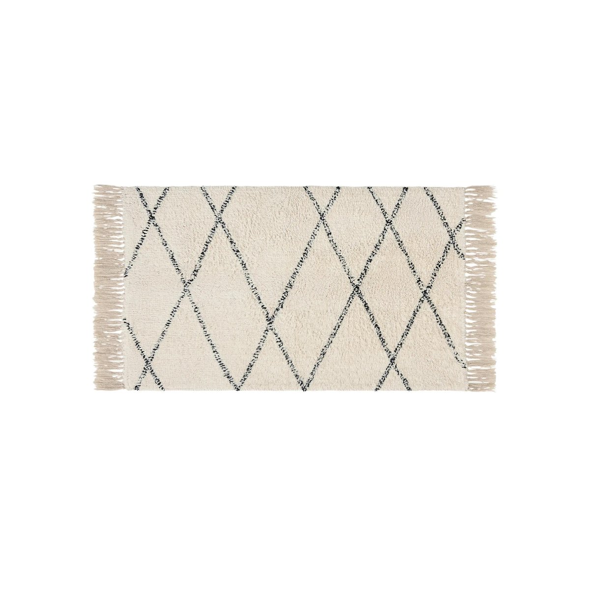 Tapis de bain tufté main NAOMI crème, BENUTA 