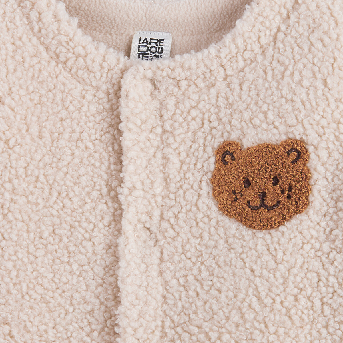 Surpyjama en sherpa beige, LA REDOUTE COLLECTIONS
