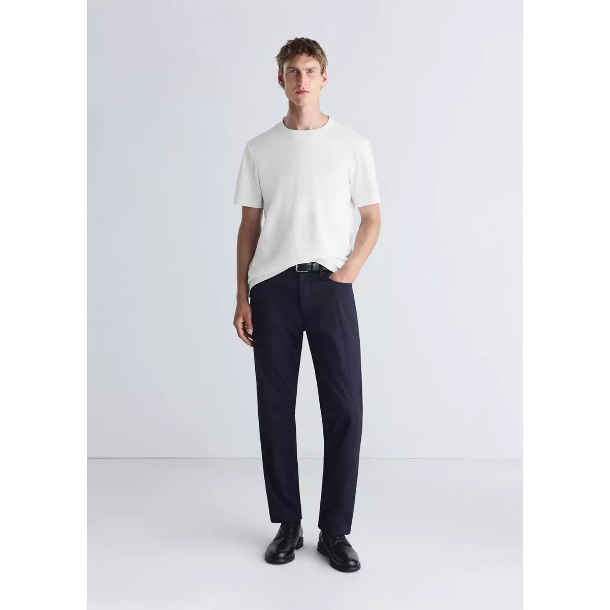 T-shirt regular-fit Thermolite® blanc cassé, MANGO MAN