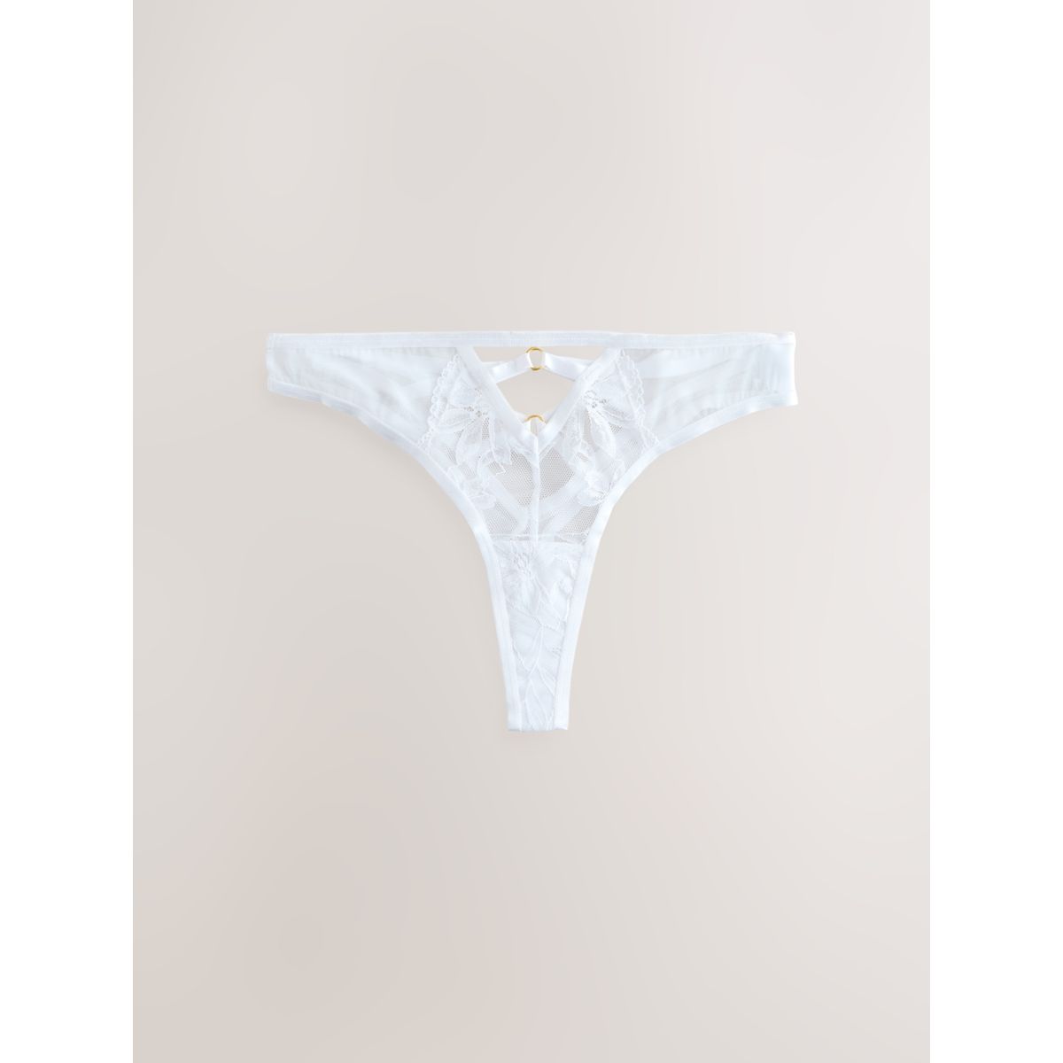 Culotte en dentelle à lanières, lot de 2 noir/blanc, NEXT