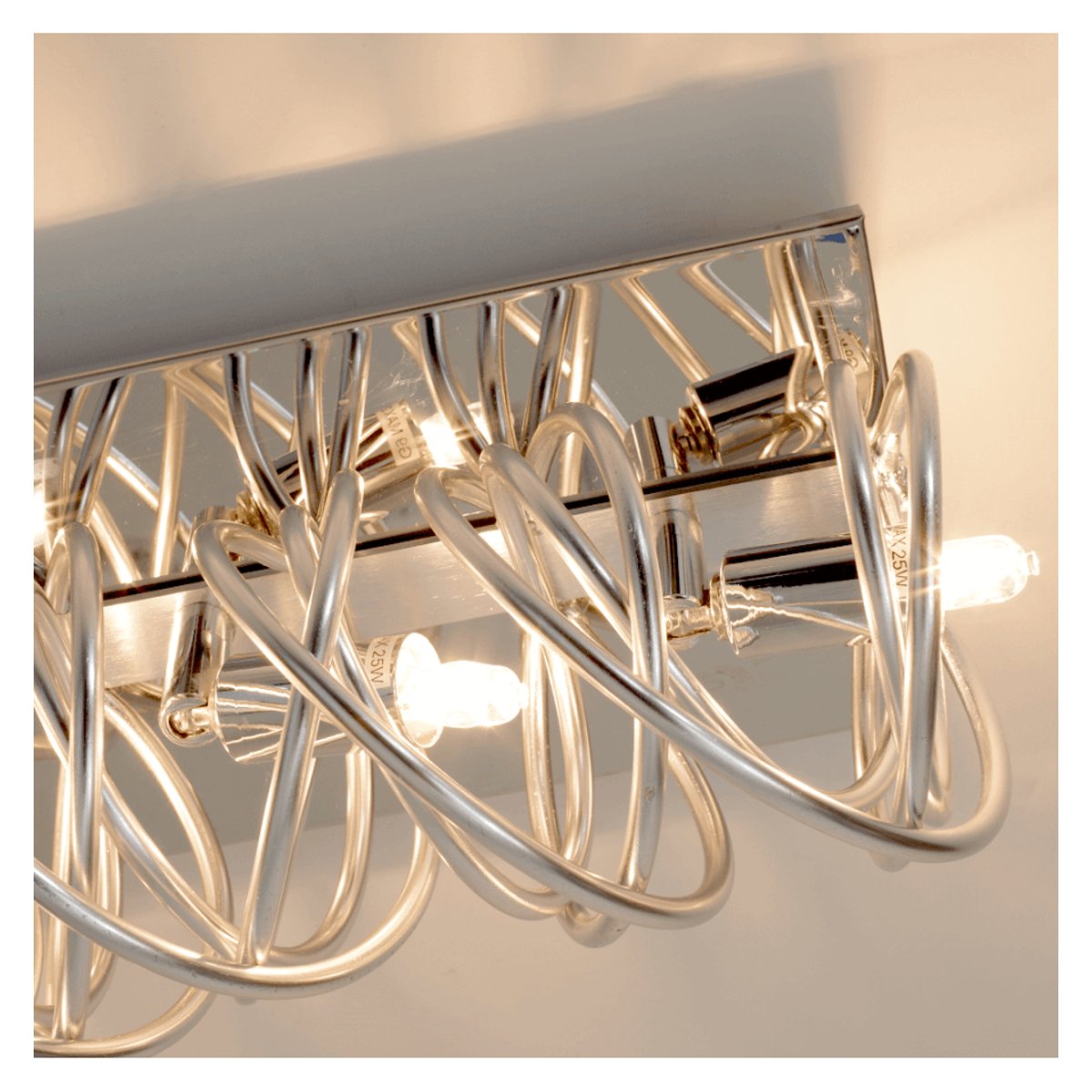 Lampe tube chrome multifonction - MEMPHIS argenté / chromé, KOSILUM