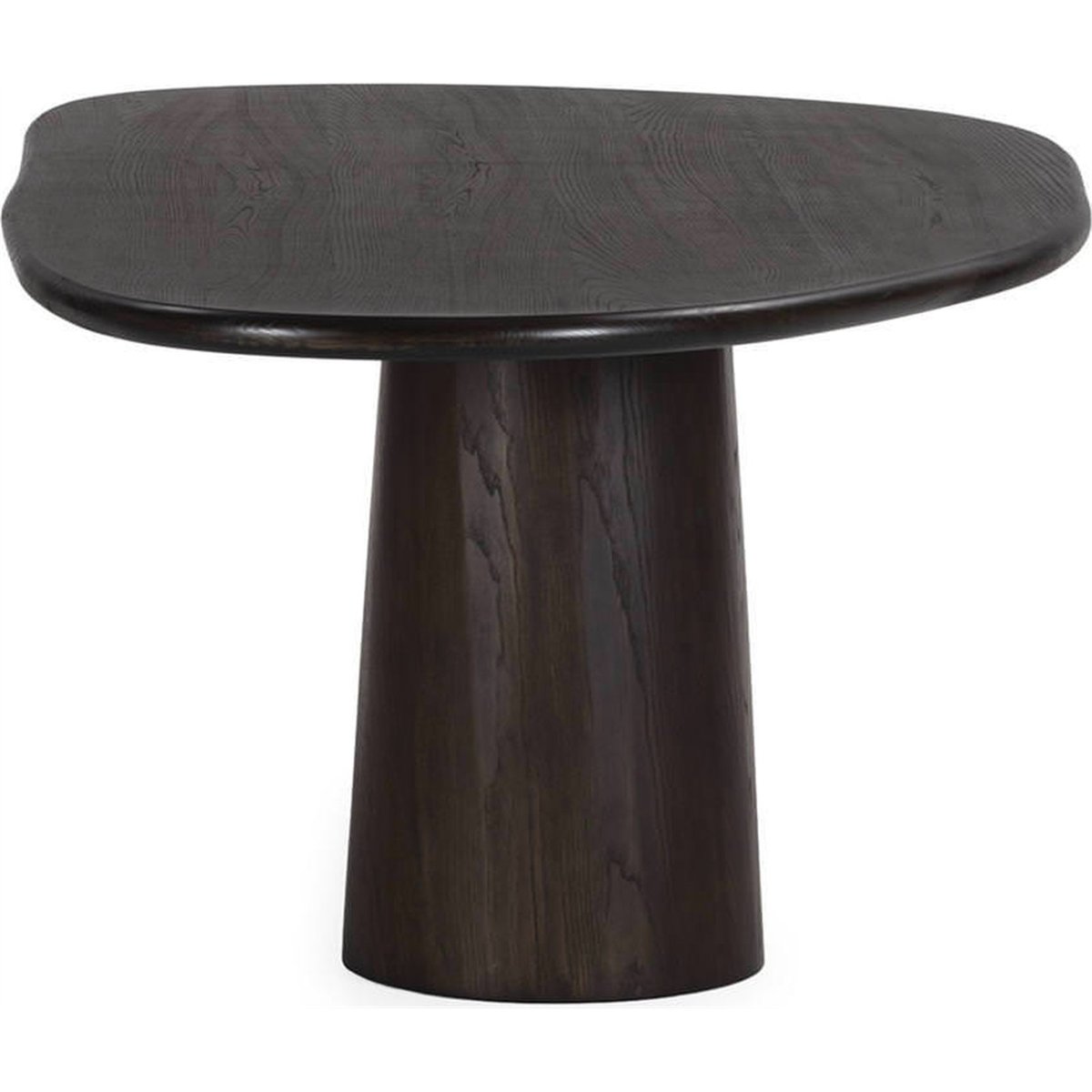 Table de salle à manger ovale en frêne fumé, RECOLLECTION