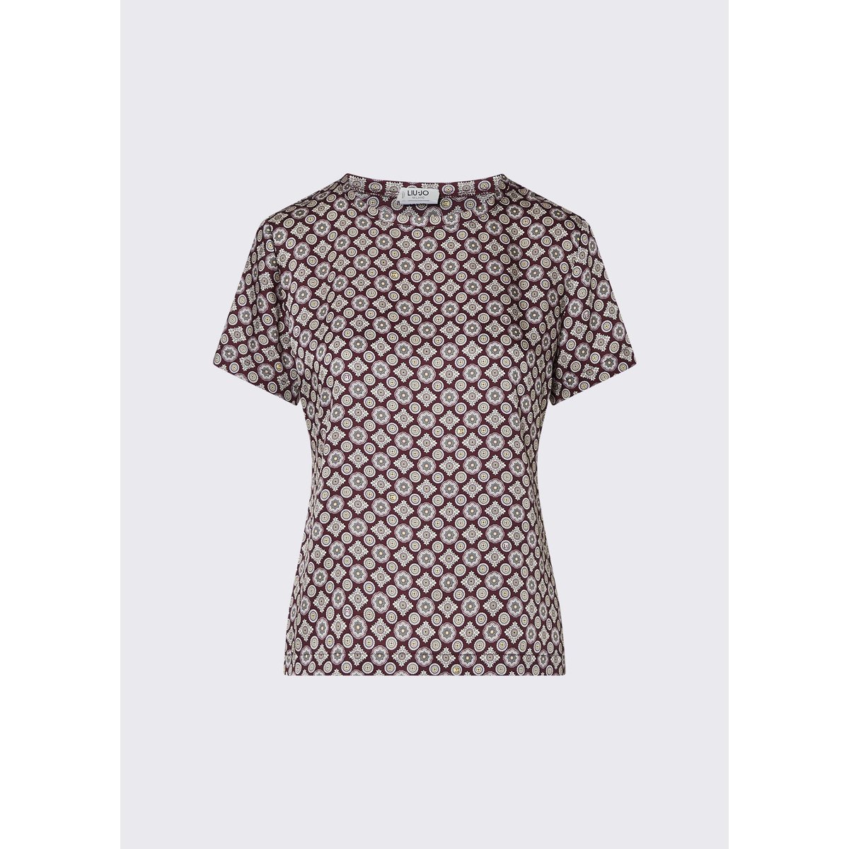 Haut avec Détails en Dentelle aubergine, LIU JO