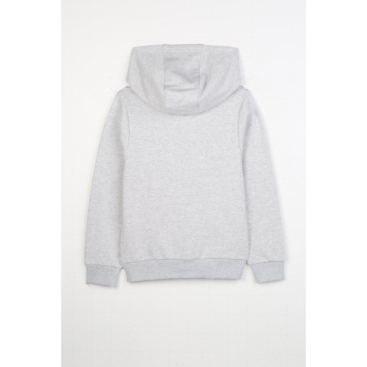 Cardigan à capuche en molleton gris chine, TIMBERLAND
