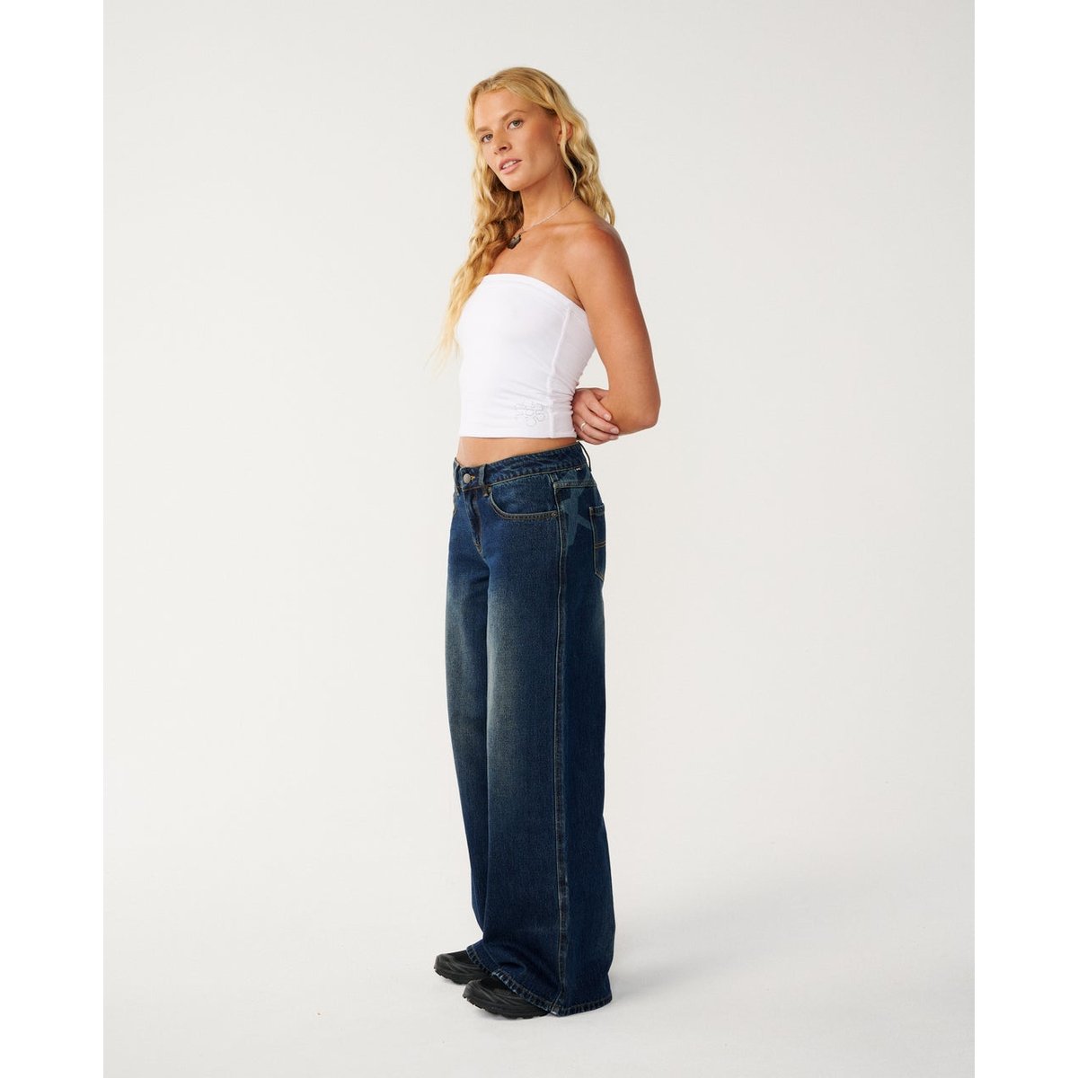 Bustier ARCHIVE SCRIPT white, RIP CURL