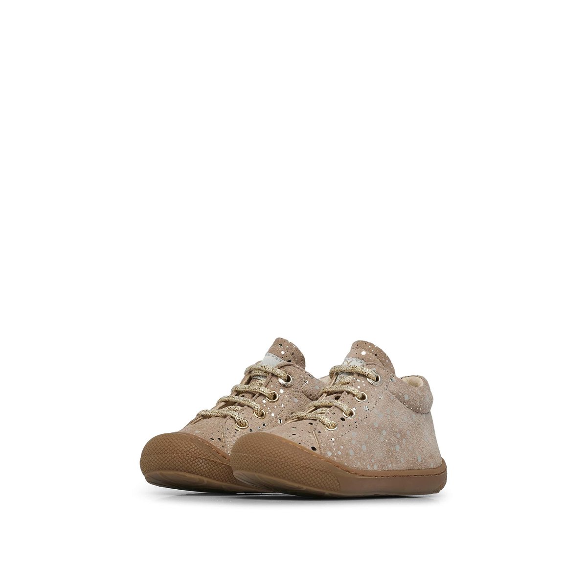Chaussures premiers pas en suède COCOON beige-platin, NATURINO