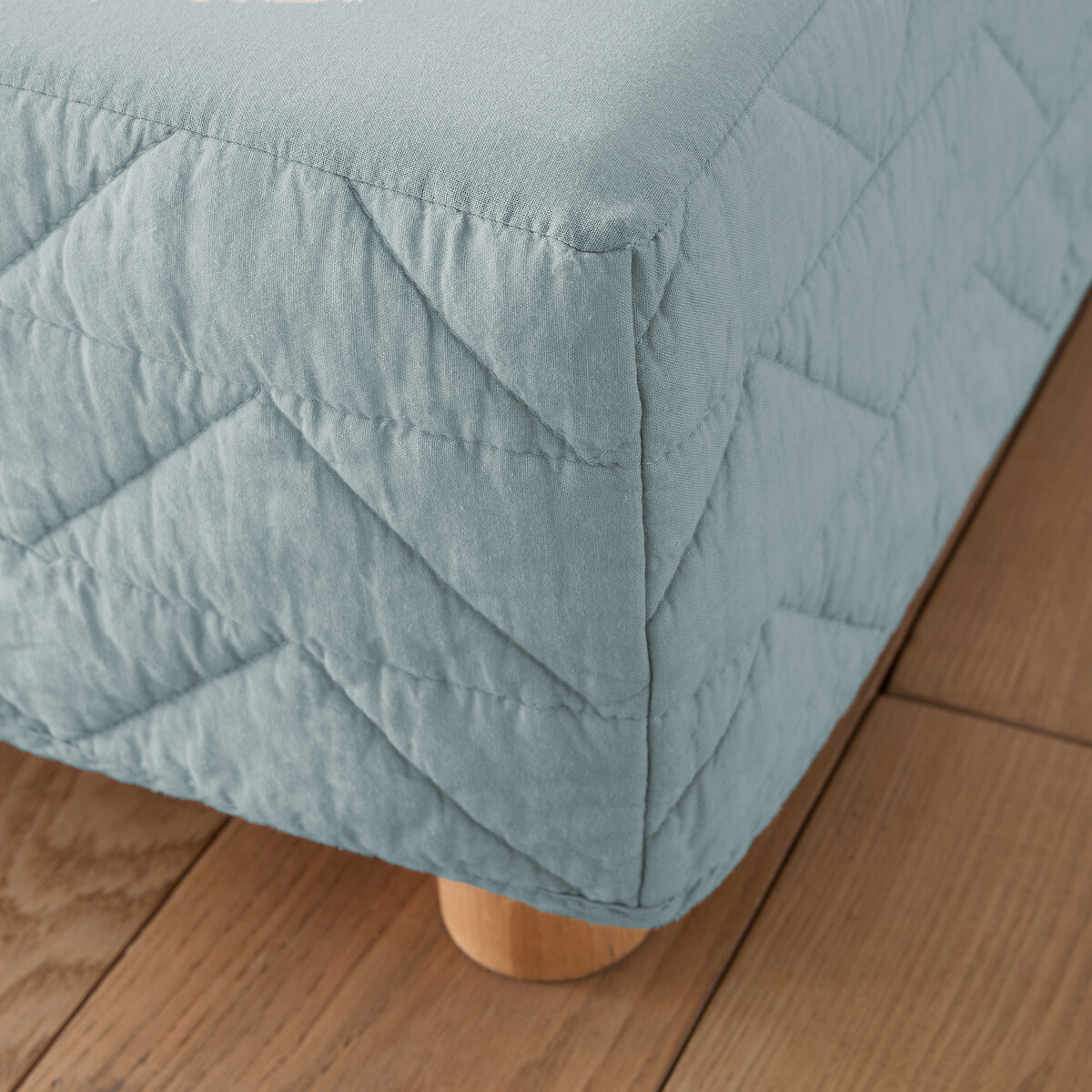 Coprirete trapuntato Zig-Zag Scenario celadon, LA REDOUTE INTERIEURS