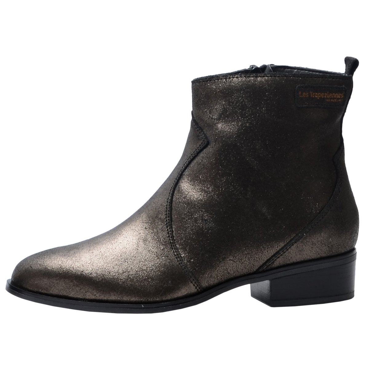 Bottines Plates Cuir Sofia bronze, LES TROPEZIENNES PAR M.BELARBI