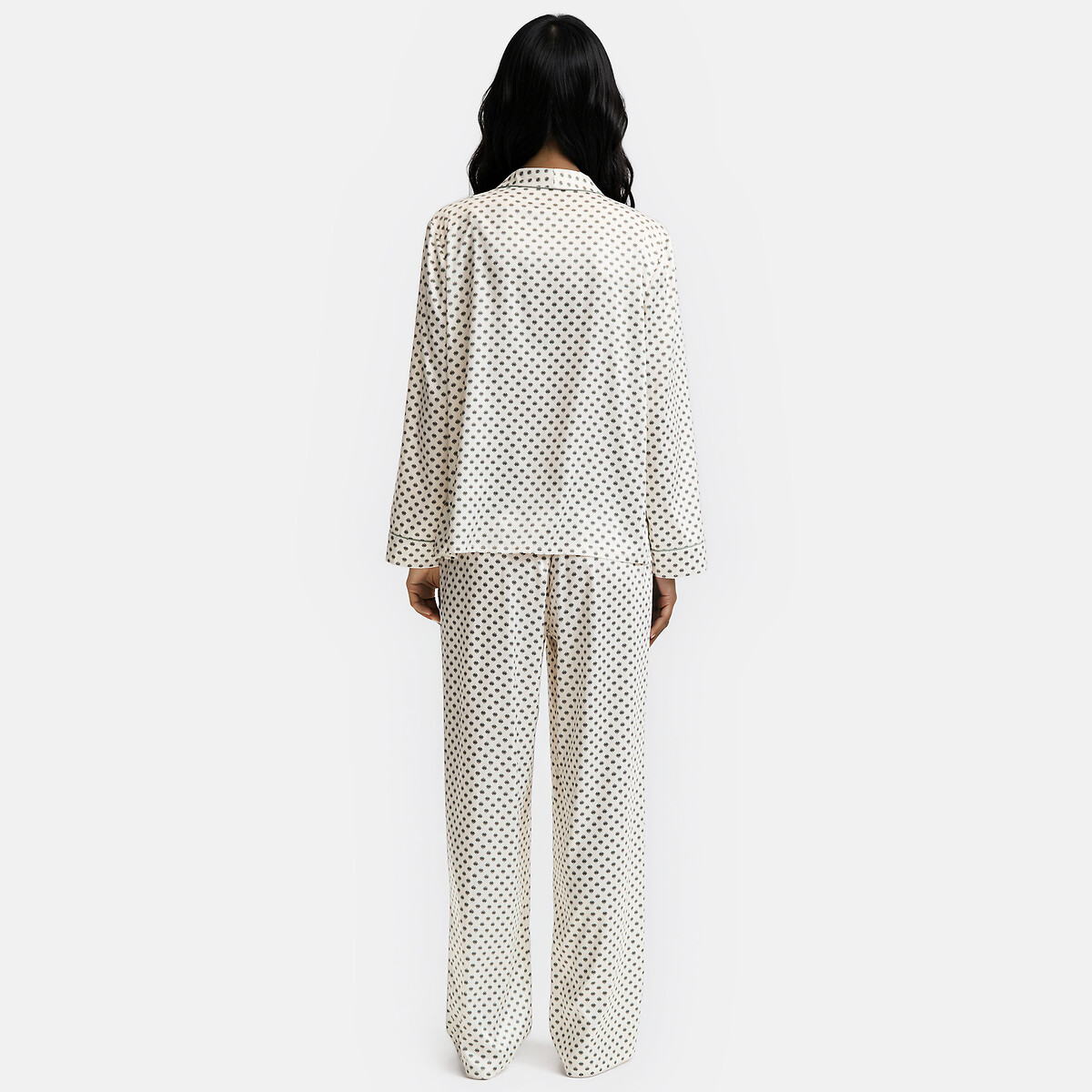 Geometric Print Satin Pyjamas geometric print, ANNE WEYBURN
