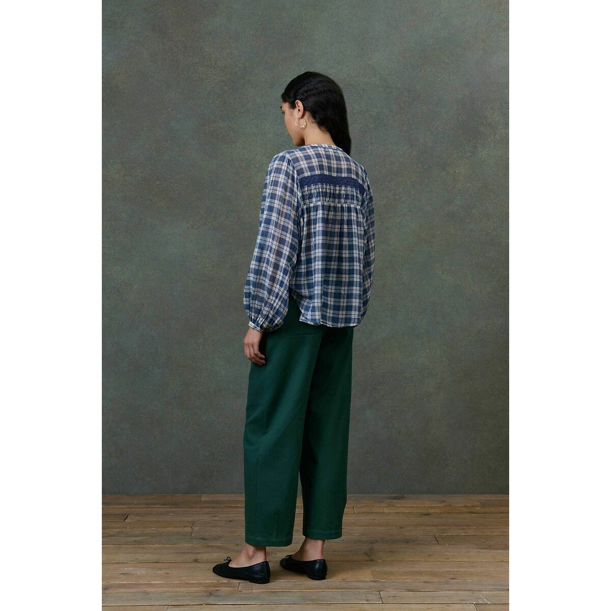 Almosi Straight Trousers emerald, LOUISE MISHA
