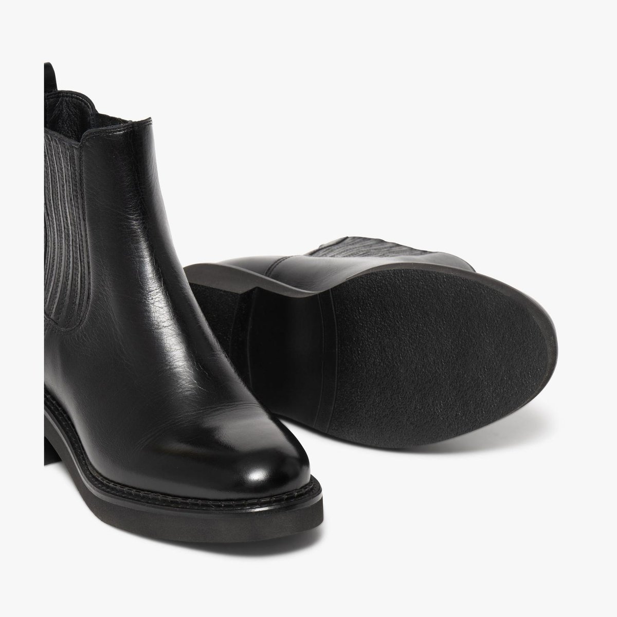 Boots À Talon en cuir MILLIE noir, BOCAGE