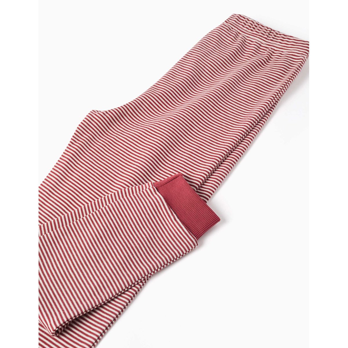 Pyjama à manches courtes en coton avec masque rembourré rouge foncé, ZIPPY