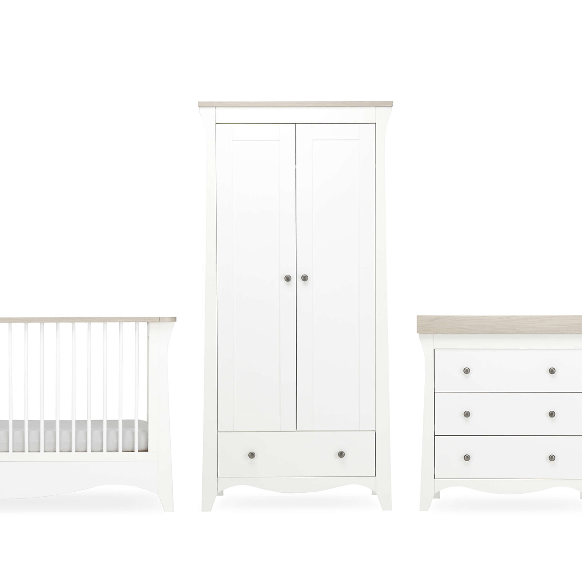 Clara 3 Piece Nursery Furniture Set ash, CUDDLECO