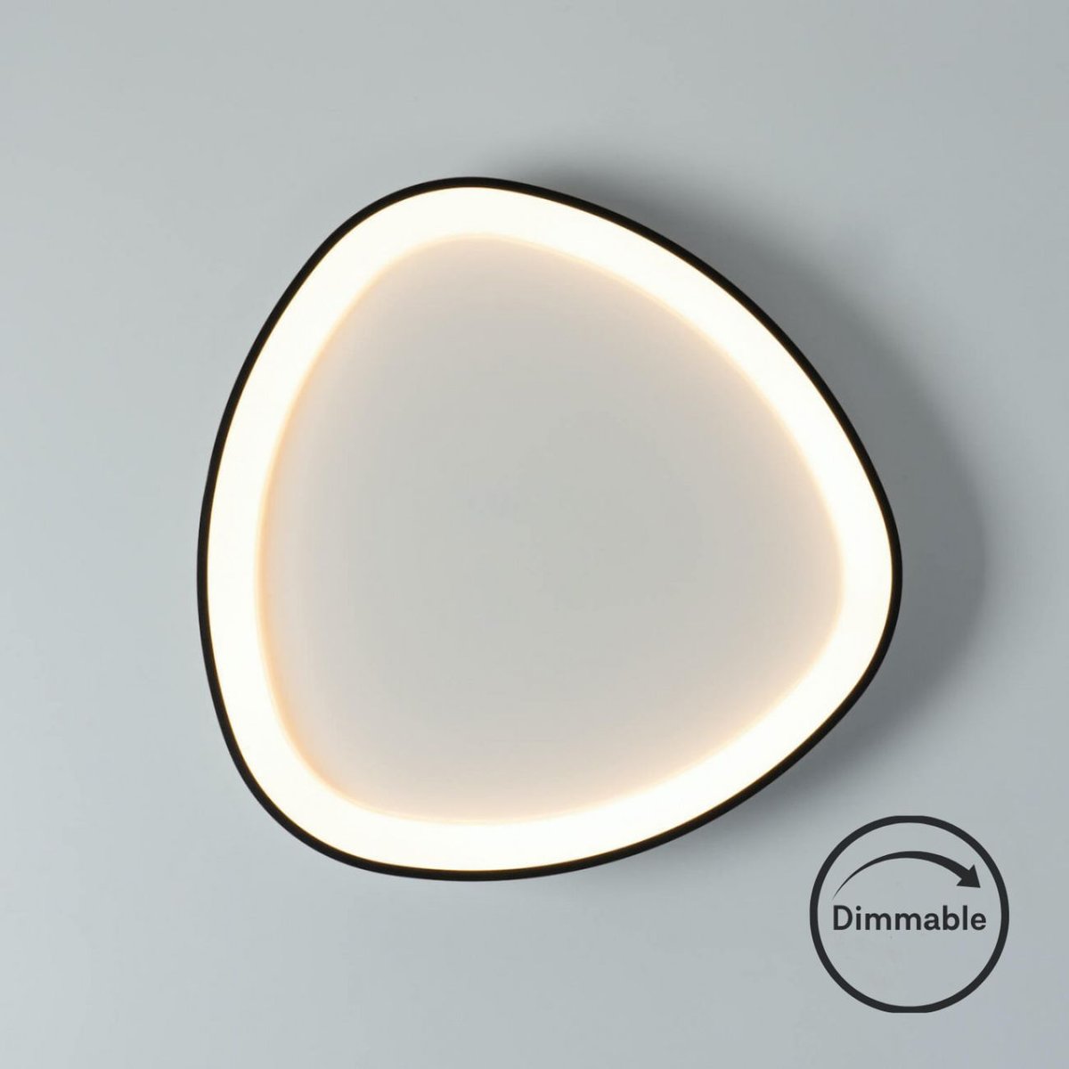 Plafonnier moderne et minimaliste - MESIANO noir, KOSILUM