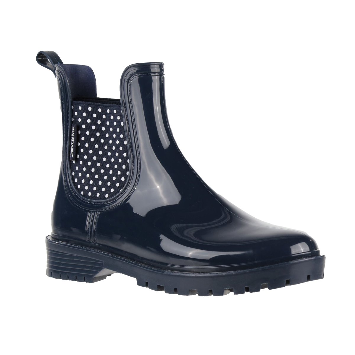 Bottes de pluie LADY HARRIETT bleu marine / blanc, REGATTA